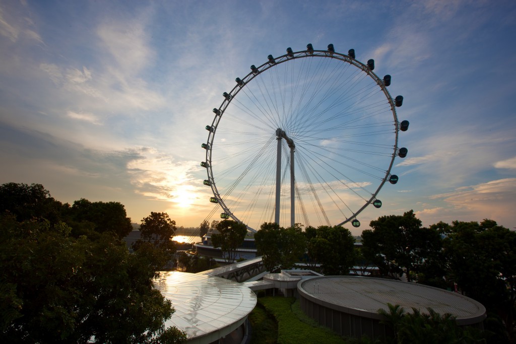 Eine Riesenrad der Superlative: der Singapore Flyer