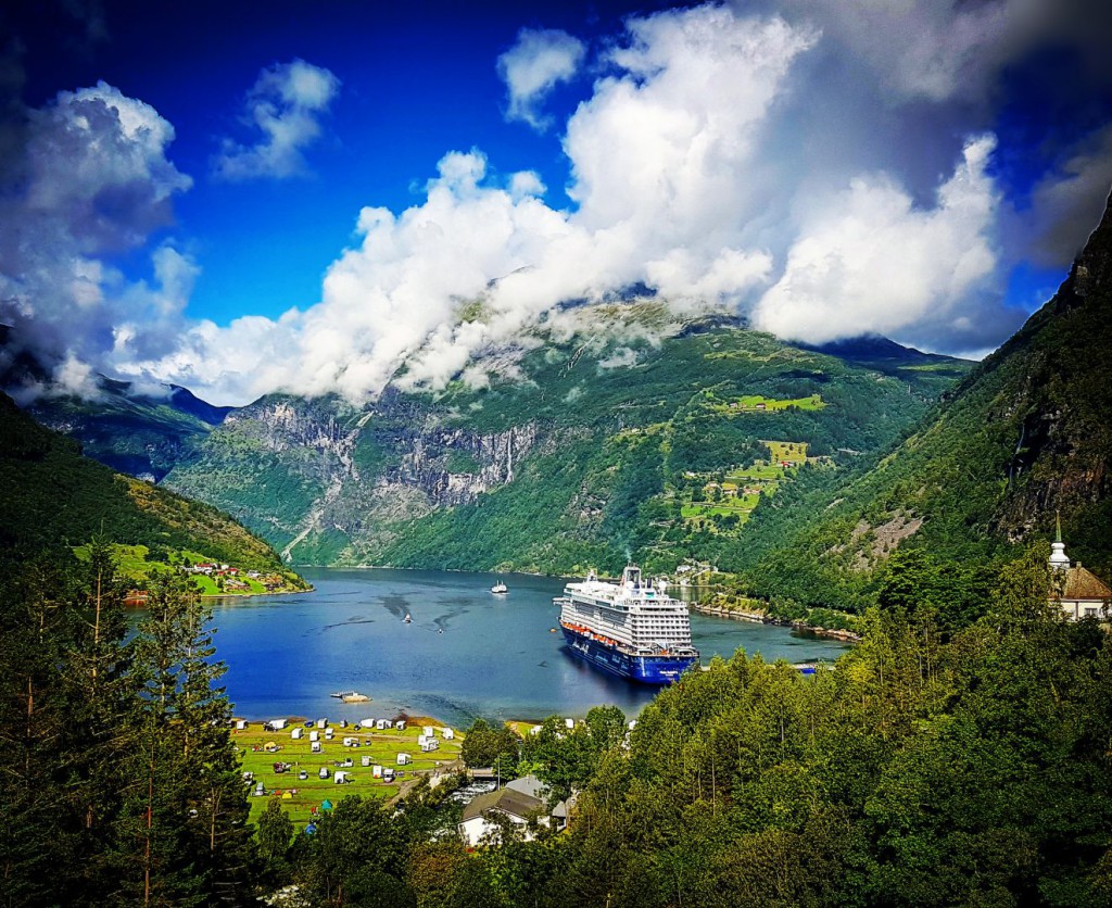 Ein Naturparadis: der Geinranger-Fjord in Norwegen