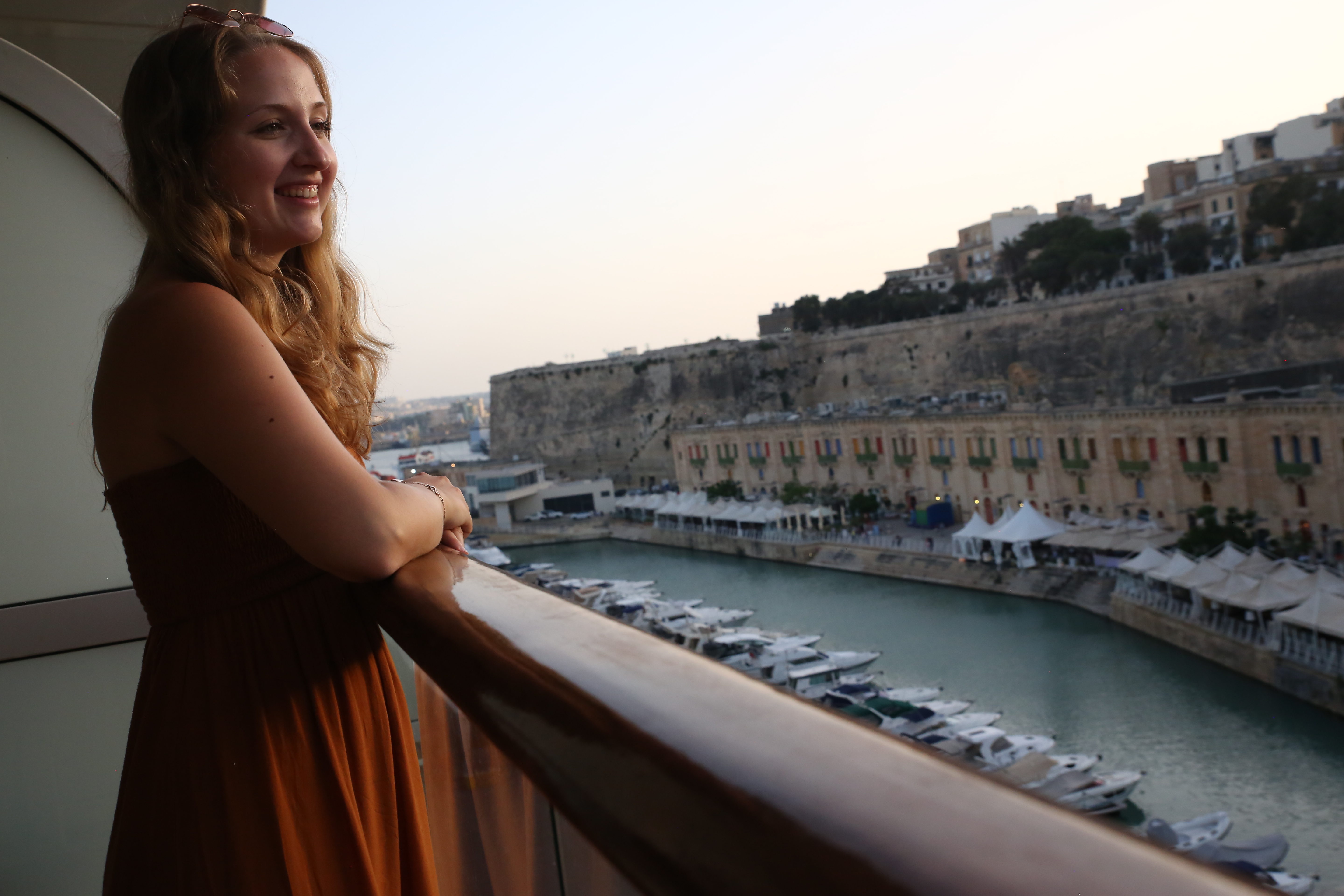 Im Mein Schiff Hafen Dubrovnik: reisereporterIn Carina Doliwa