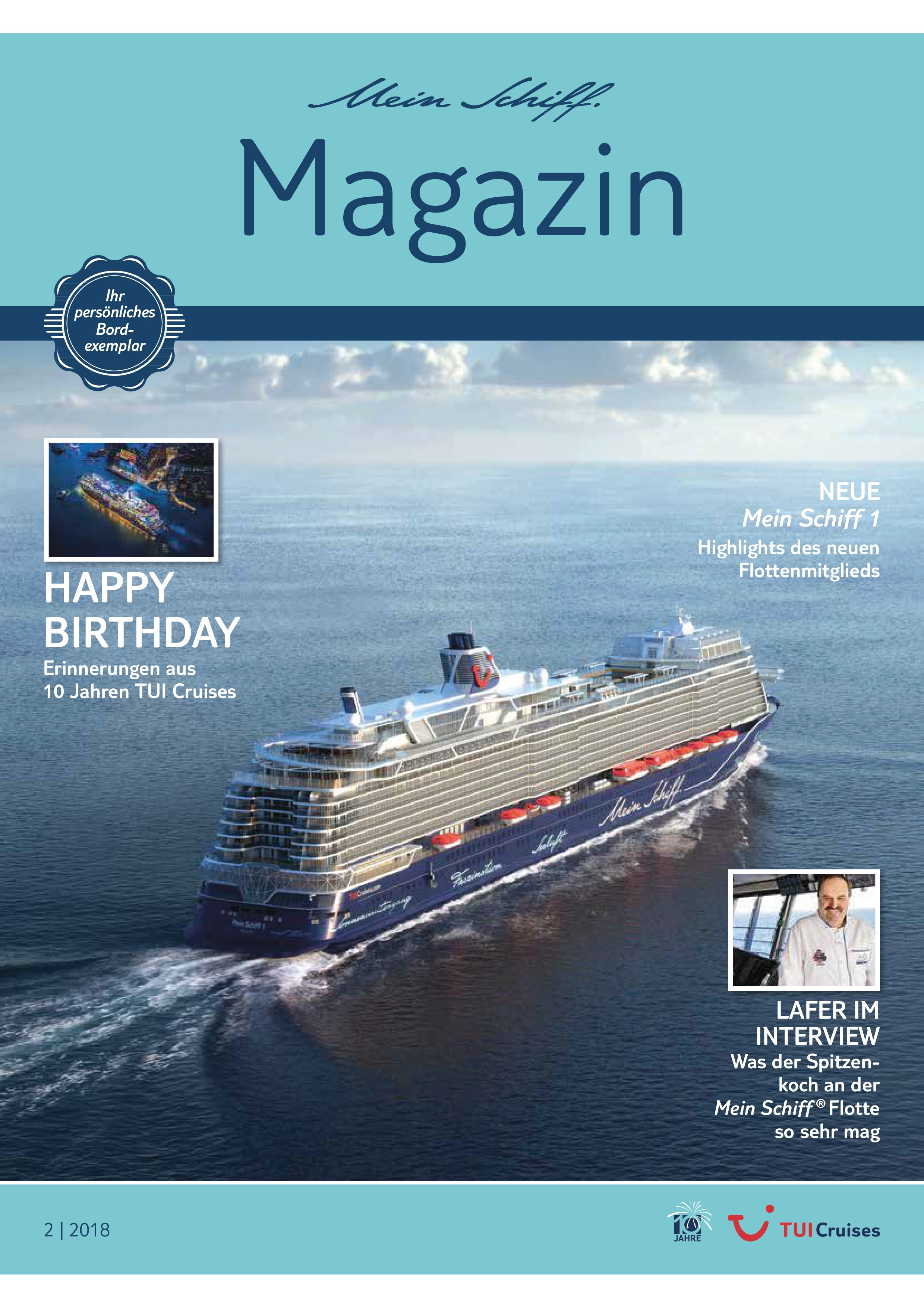 Das Mein Schiff Magazin 1/2019